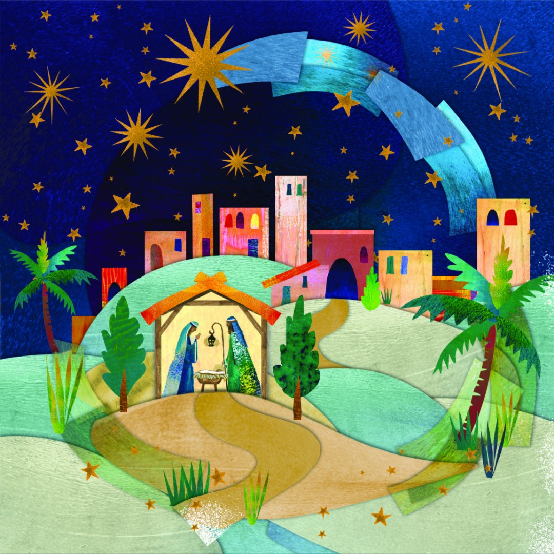 Tearfund - Star Over Bethlehem (Pack Of 10) - Re-vived