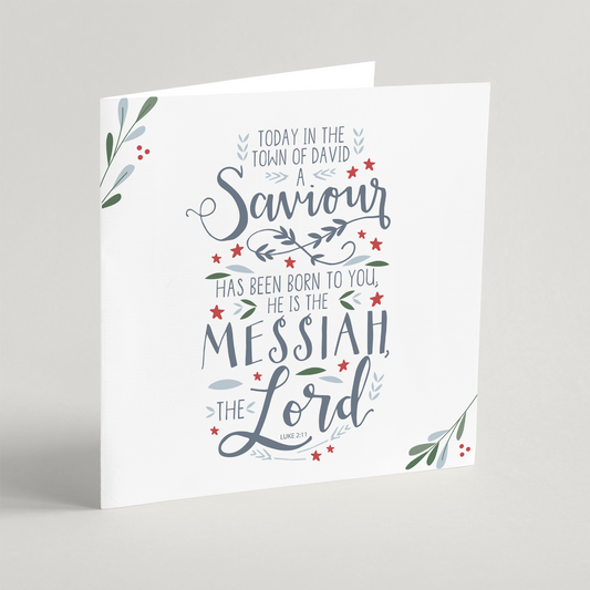A Saviour Has Been Born Christmas Cards - 10 Pack - Re-vived