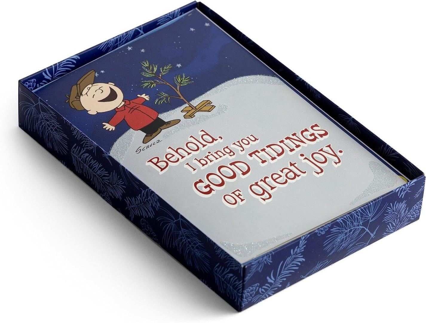 Christmas Boxed Cards: Peanuts - Good Tidings (Box of 18) - Re-vived