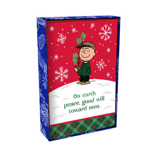 Christmas Boxed Cards: Peanuts - Goodwill (Box of 18) - Re-vived