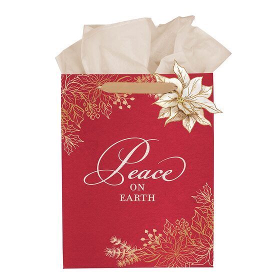 Medium Gift Bag: Peace On Earth - Re-vived