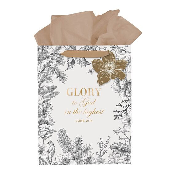 Medium Gift Bag: Glory To God In The Highest - Re-vived