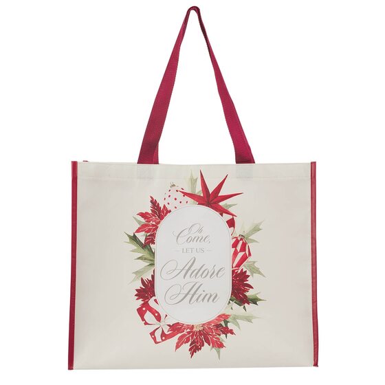 Come Let Us Adore Him Tote Bag - Re-vived
