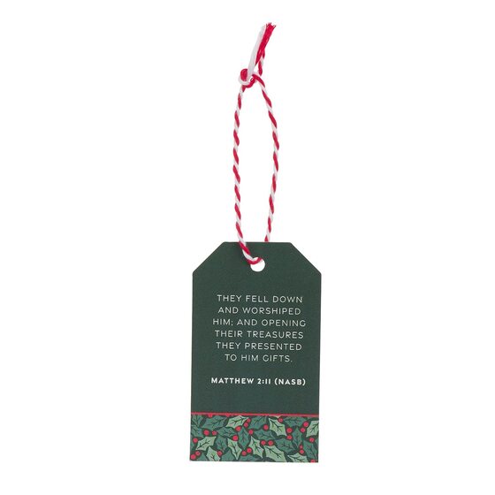 Worship Him Christmas Gift Tag Set - Re-vived
