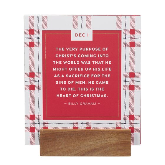 Advent Calendar On Metal Stand - Re-vived