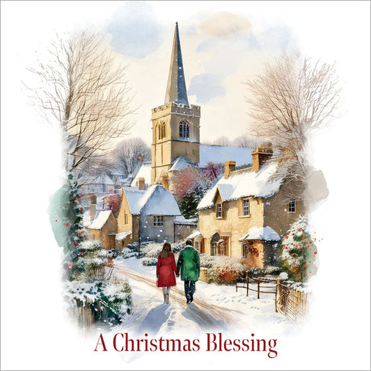 Compassion Charity Christmas Cards: Winter Walk (10pk) - Re-vived