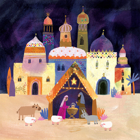 Compassion Charity Christmas Cards: Nativity (10pk) - Re-vived