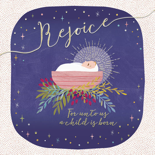 Compassion Charity Christmas Cards: Rejoice (10pk) - Re-vived