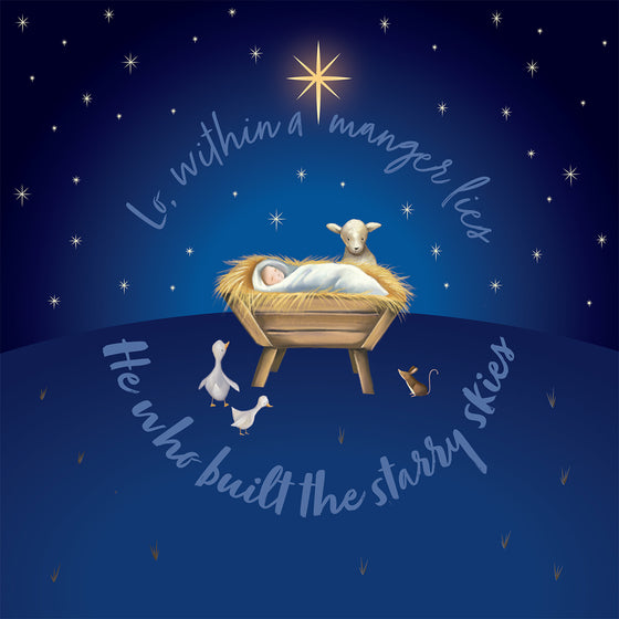 Compassion Charity Christmas Cards: Within A Manger (10pk) - Re-vived