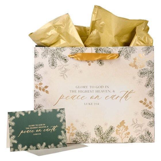 Large Gift Bag & Card: Glory To God - Re-vived