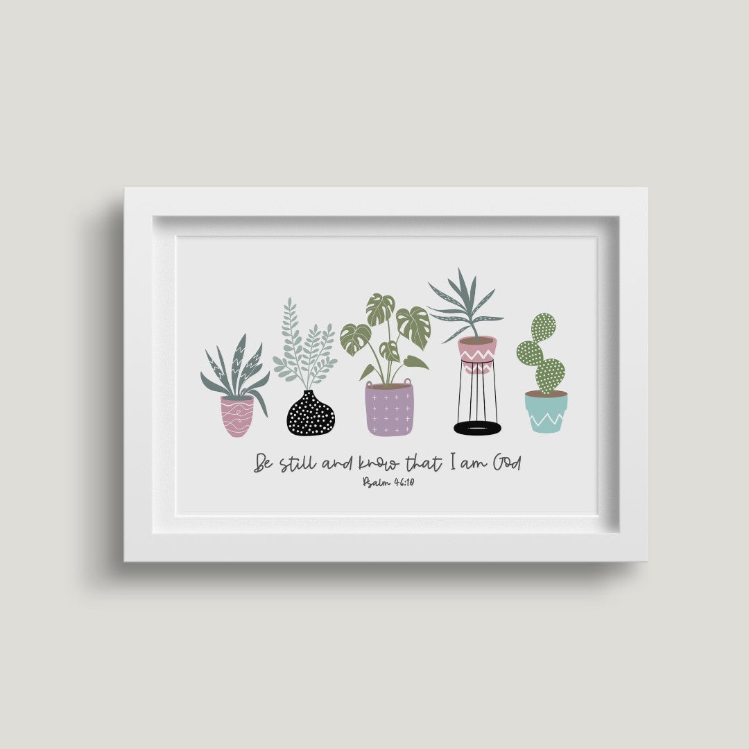 Be Still (House Jungle) A4 Print - Re-vived