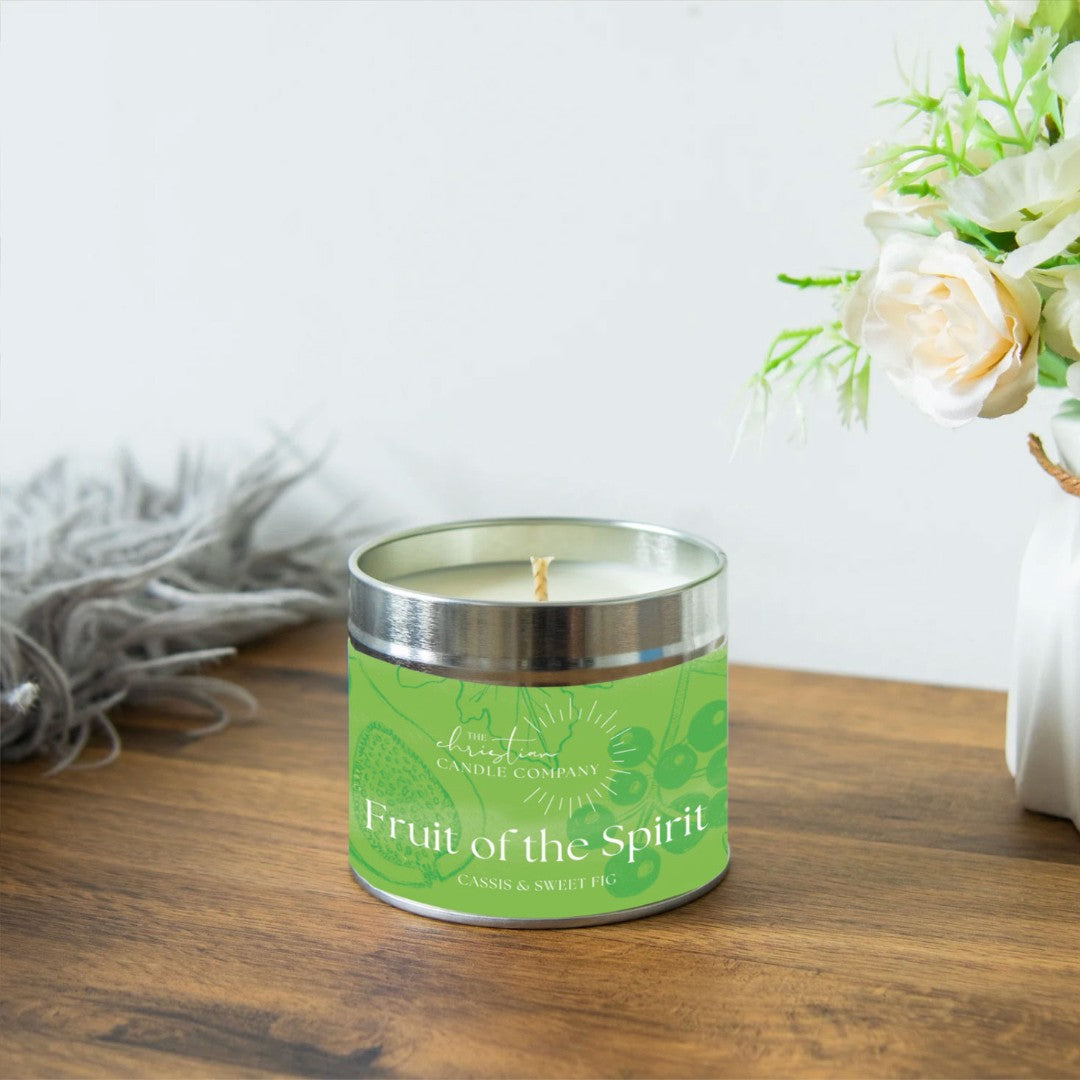 Fruit of the Spirit - Cassis and Fig Candle In A Tin - Re-vived