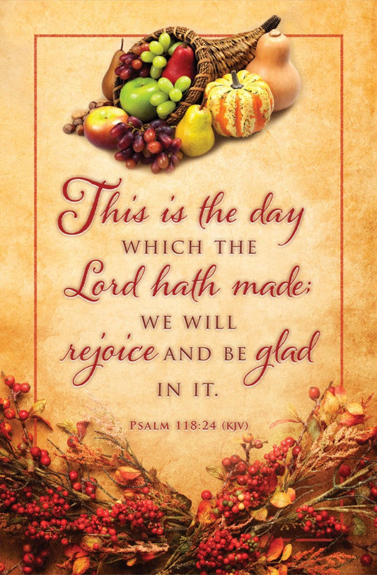 This is the Day Thanksgiving Bulletin (pack of 100) - Re-vived