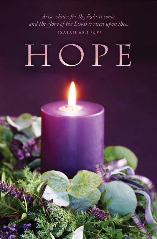 Hope Advent Bulletin (pack of 100) - Re-vived