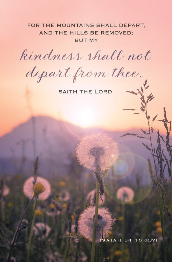 Kindness Shall Not Depart Bulletin (pack of 100) - Re-vived