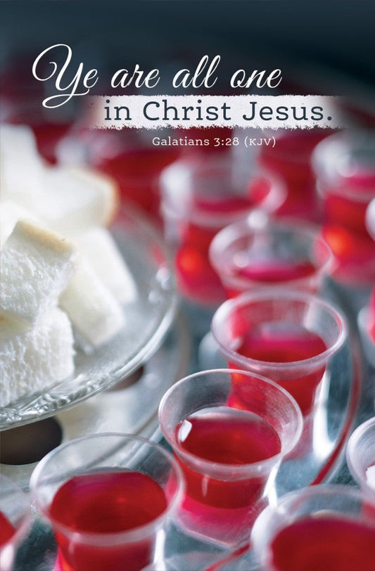 Ye Are All in Christ Jesus Communion Bulletin (pack of 100) - Re-vived