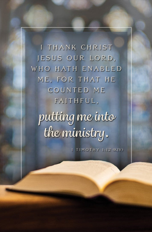 I Thank Christ Ordination Bulletin (pack of 100) - Re-vived