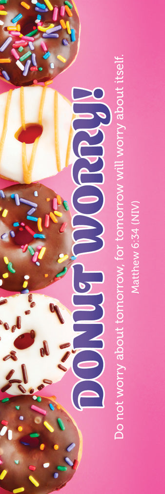 Donut Worry Bookmark (pack of 35) - Re-vived