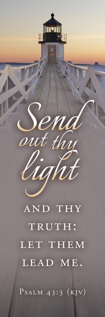 Send Out the Light Bookmark (pack of 25) - Re-vived
