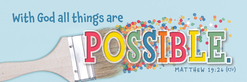 All Things Possible Kids Bookmark (pack of 25) - Re-vived