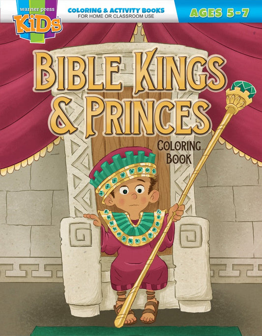 Bible Kings and Princes Coloring Activity Book - Re-vived
