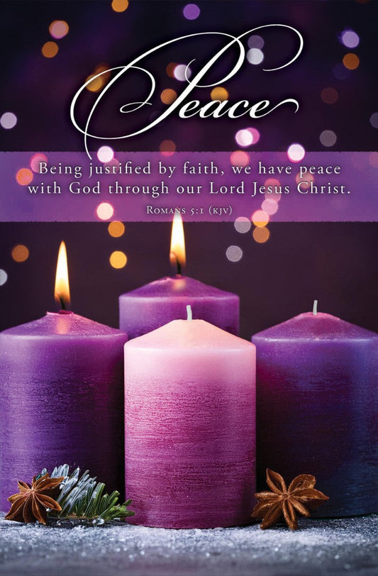 Peace Advent Bulletin (pack of 100) - Re-vived