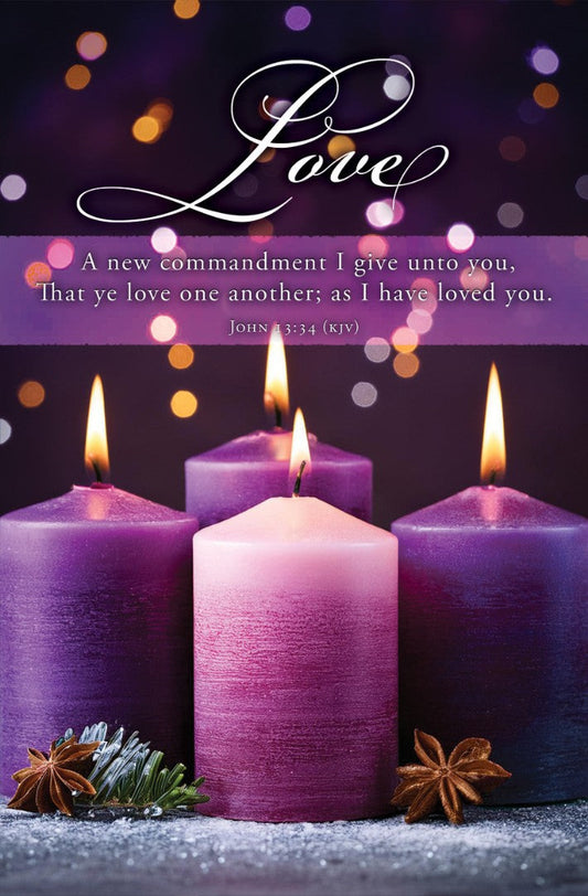 Love Advent Bulletin (pack of 100) - Re-vived