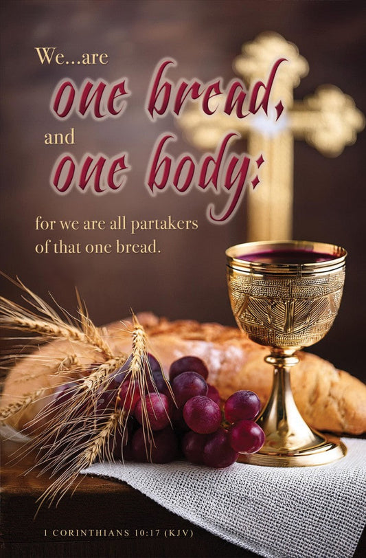 We Are One Bread Communion Bulletin (pack of 100) - Re-vived