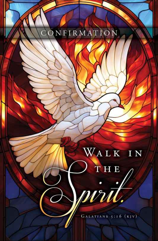 Walk in the Spirit Confirmation Bulletin (pack of 100) - Re-vived