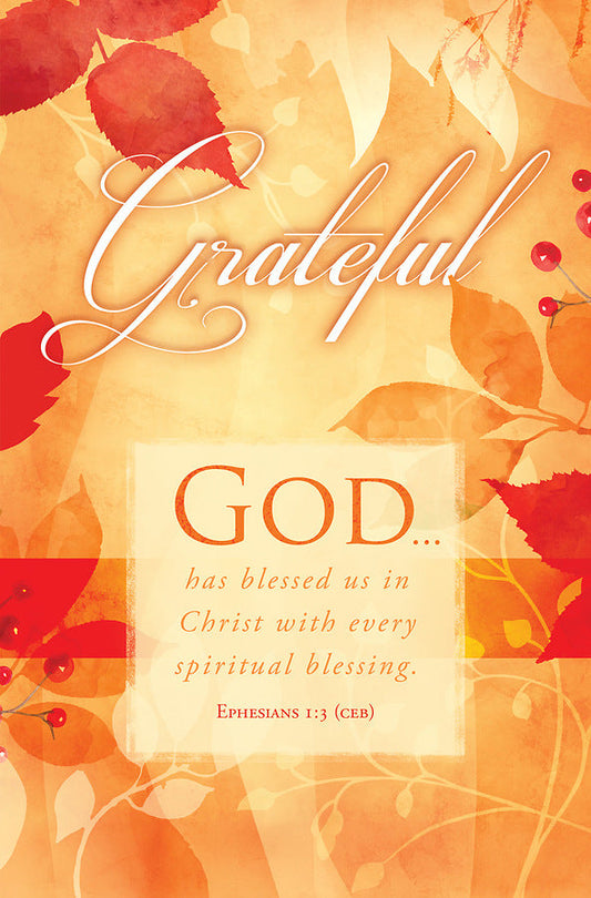 Grateful Thanksgiving Bulletin (pack of 100) - Re-vived