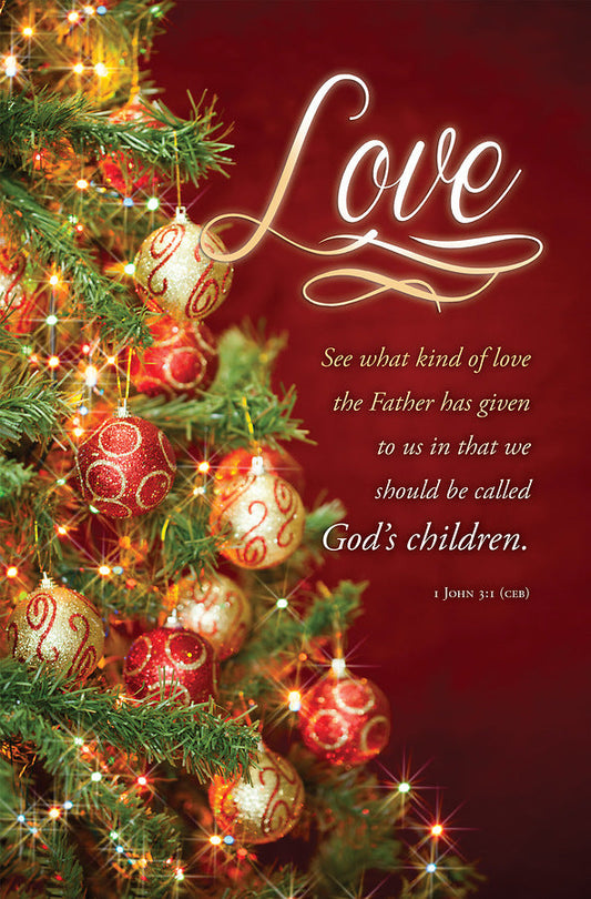 Love 1 John 3:1 Love Bulletin (pack of 100) - Re-vived