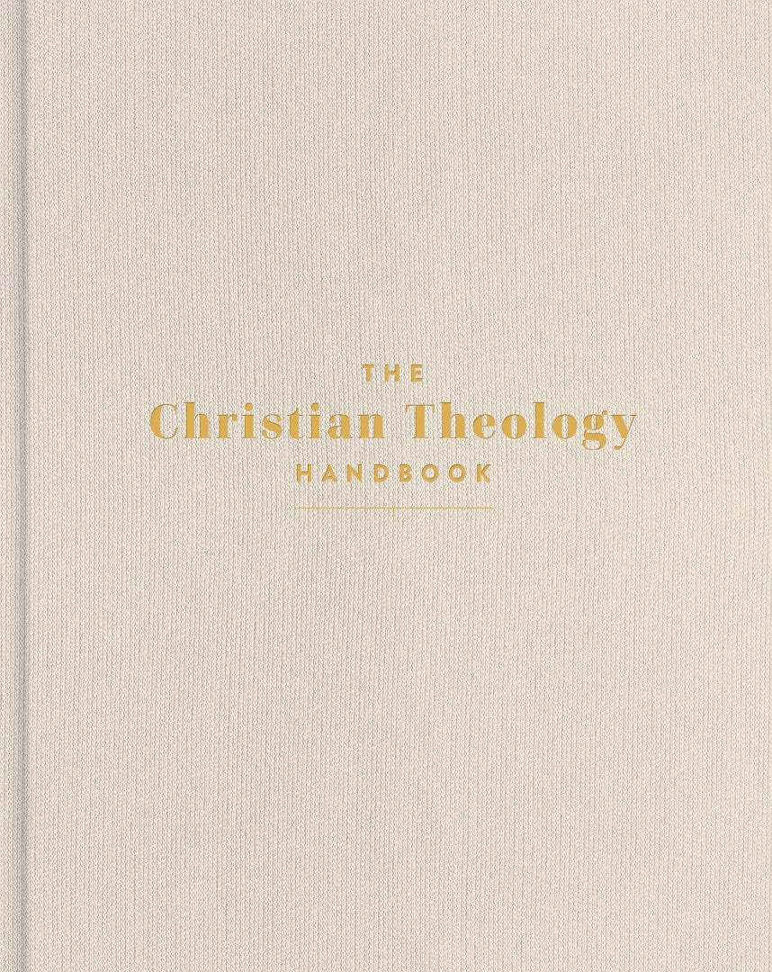 The Christian Theology Handbook, Cream Cloth Over Board - Re-vived