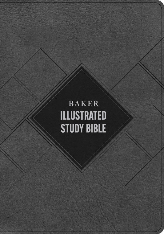 CSB Baker Illustrated Study Bible, Charcoal, Indexed - Re-vived