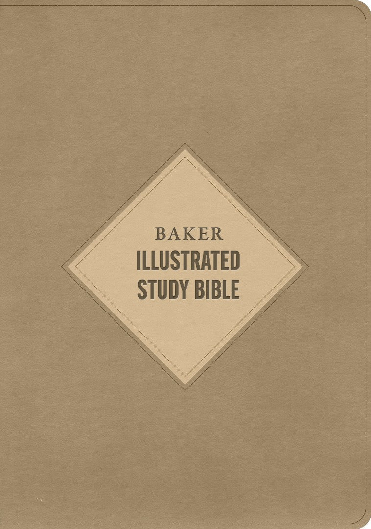 CSB Baker Illustrated Study Bible, Khaki - Re-vived