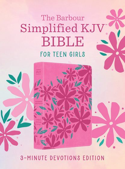 Barbour Simplified KJV Bible For Teen Girls-3-Min Devotions - Re-vived