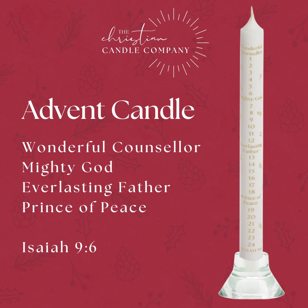 Names of Jesus Advent Candle - Isaiah 9:6 - Re-vived
