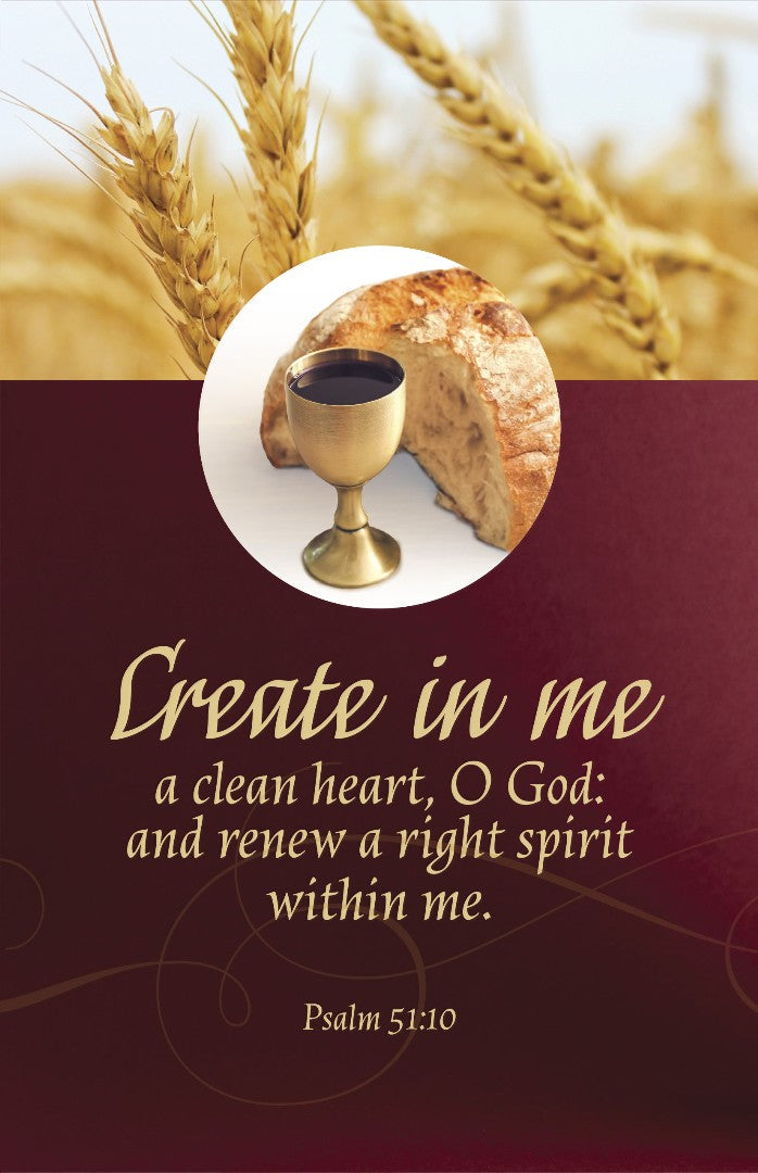 Communion Bulletin: Create (Pack of 100) - Re-vived