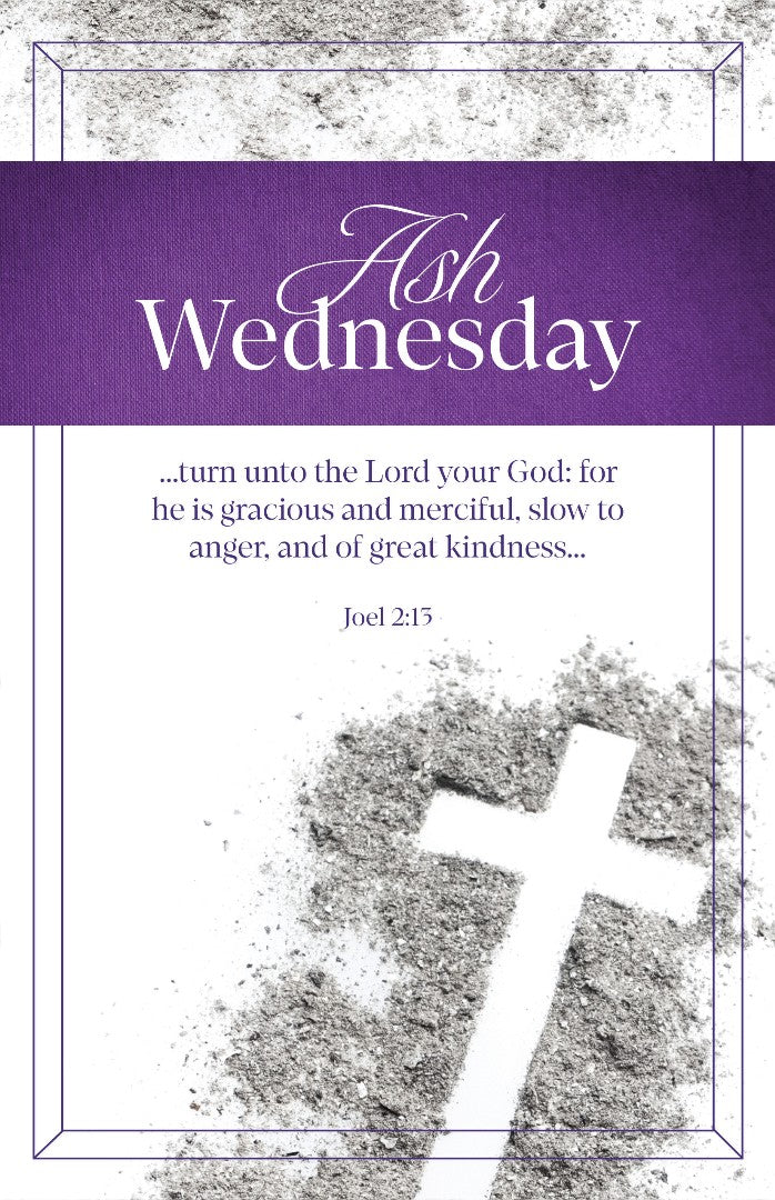 Ash Wednesday Bulletin: For He is Gracious (Pack of 100) - Re-vived