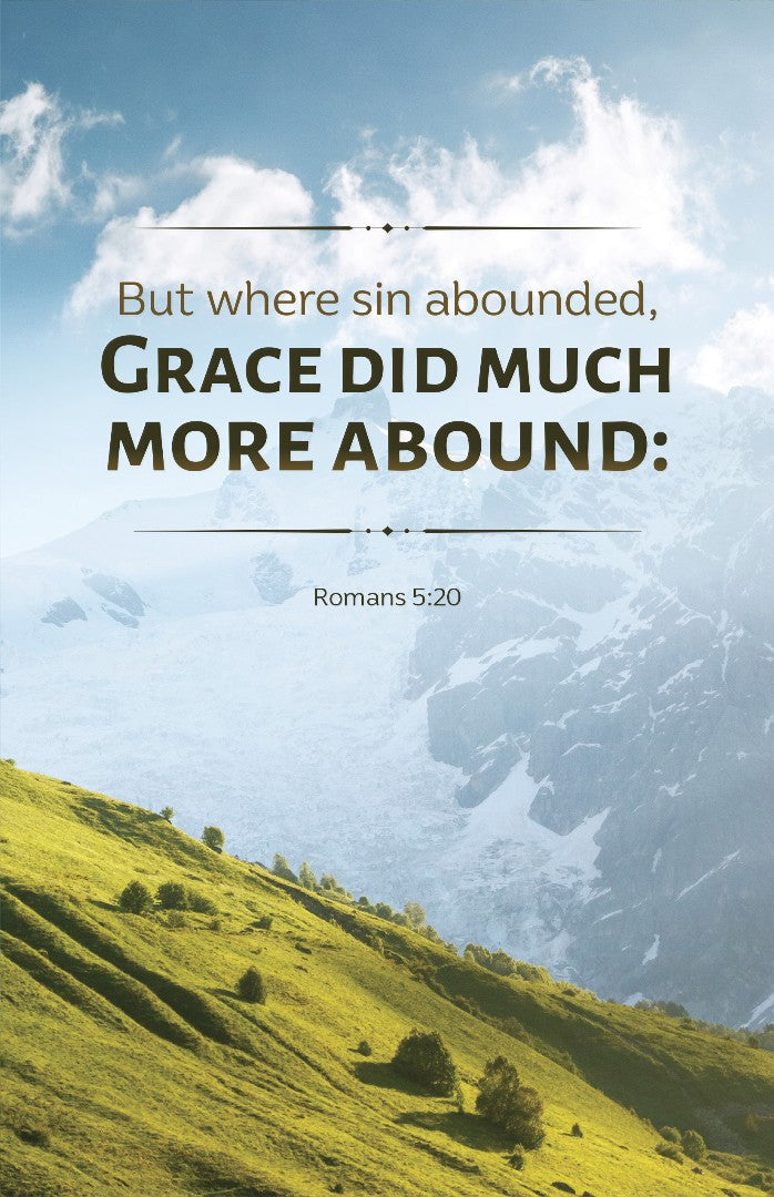 General Worship Bulletin: Grace Did (Pack of 100) - Re-vived