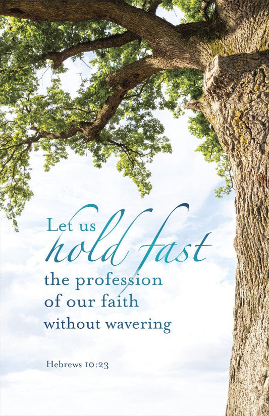 General Worship Bulletin: Hold Fast (Pack of 100) - Re-vived