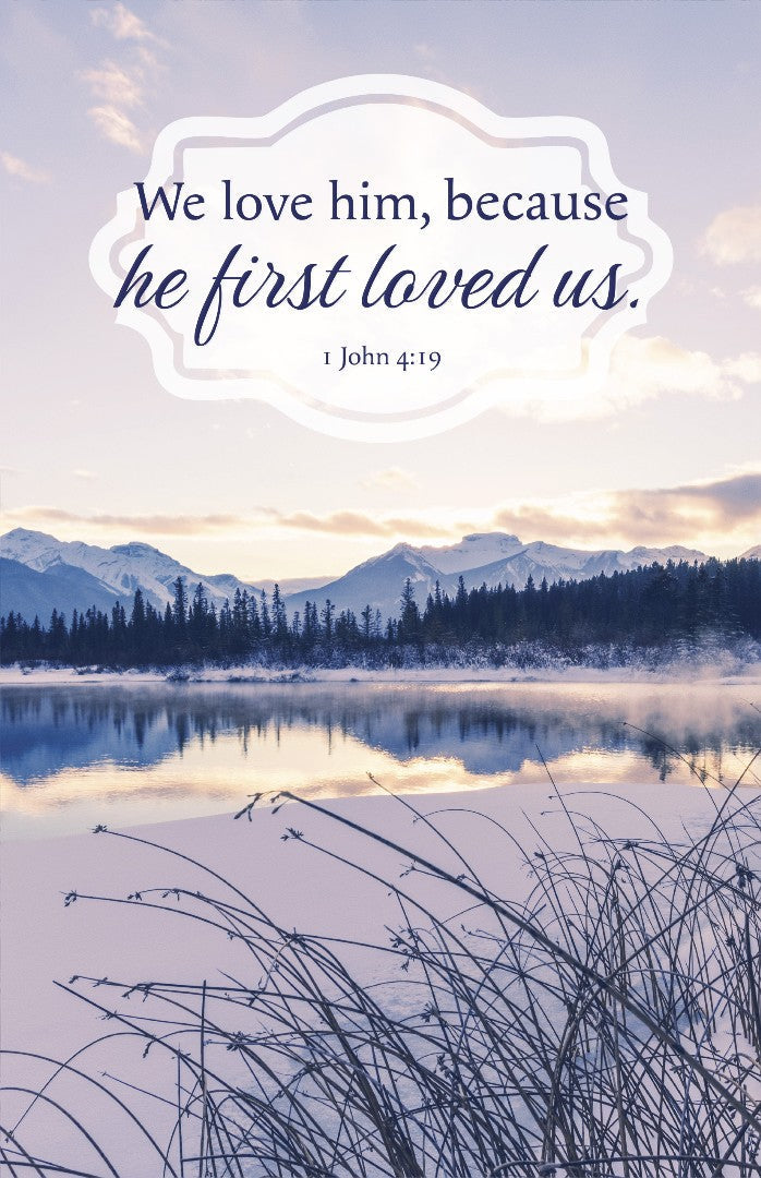 General Worship Bulletin: Because (Pack of 100) - Re-vived
