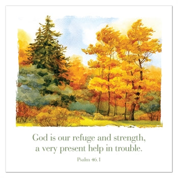 God is Our Refuge Greeting Cards (pack of 6) - Re-vived