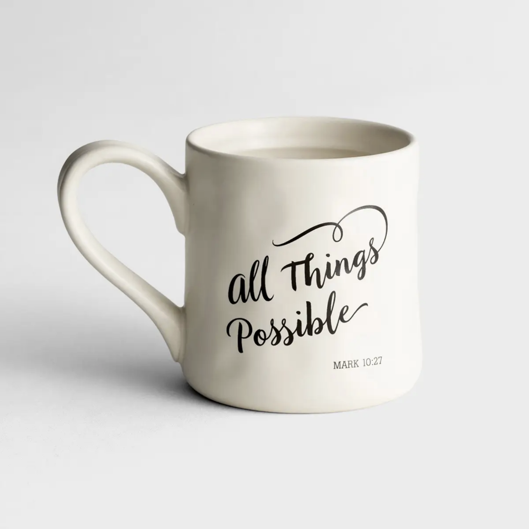All Things Possible - Hand-Thrown Mug - Re-vived