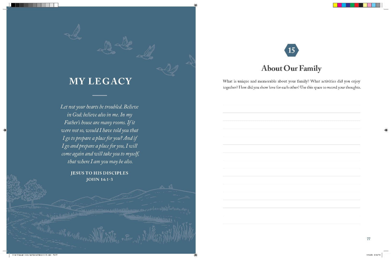 When Heaven Calls Me Home Planner - Re-vived