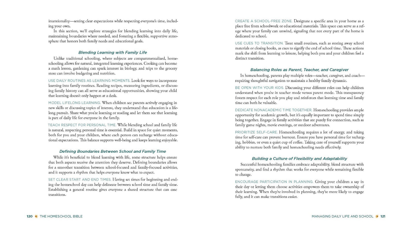 The Homeschool Bible - Re-vived
