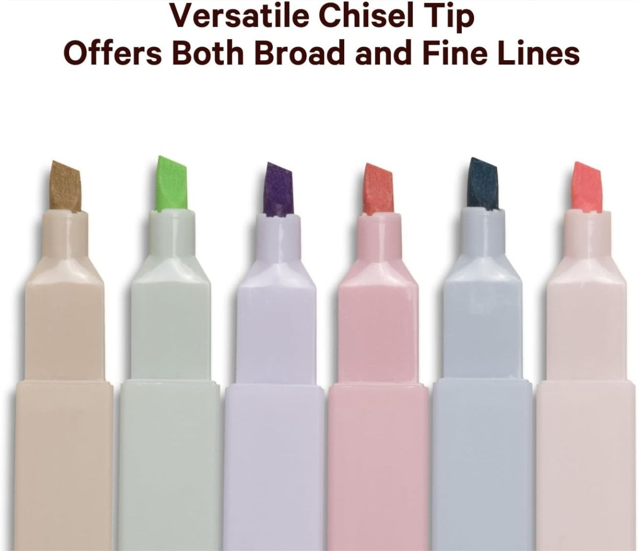 Evergreen Pastel Highlighters (Pack of 6) - Re-vived