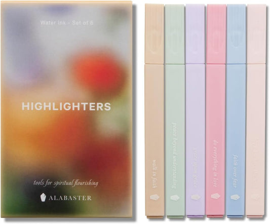 Evergreen Pastel Highlighters (Pack of 6) - Re-vived