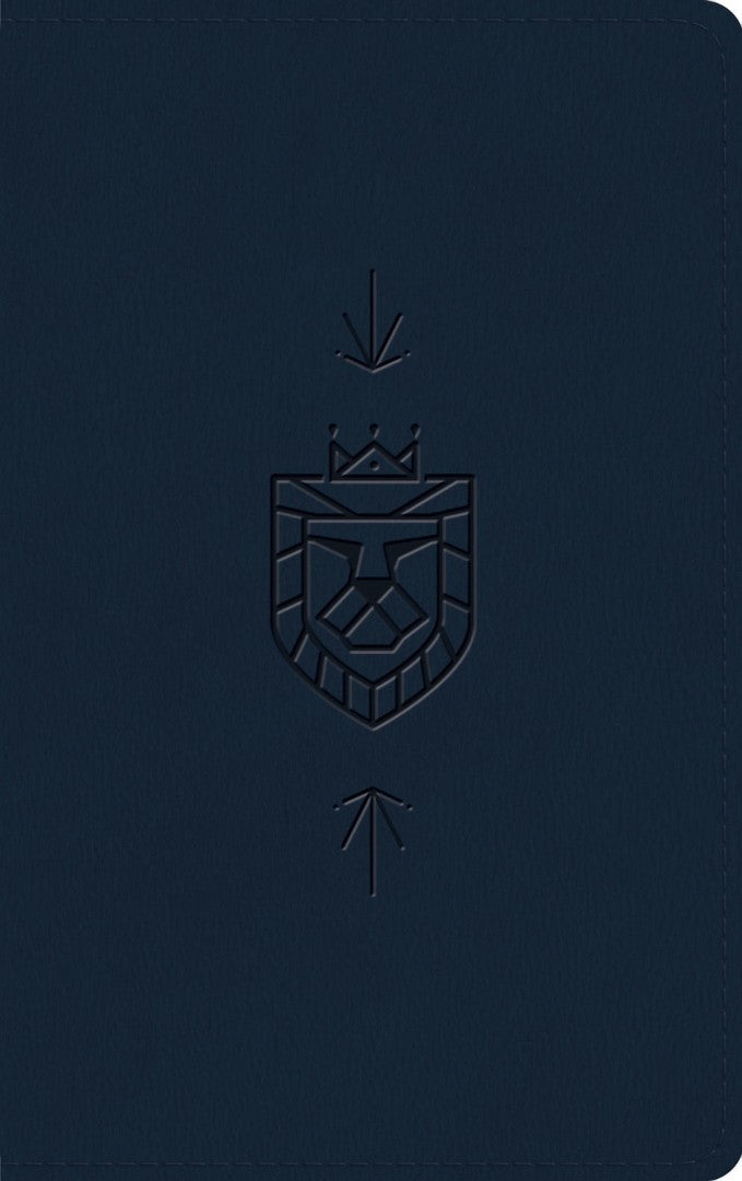 ESV Holy Bible for Kids, Dark Blue, Lion Of Judah Design - Re-vived