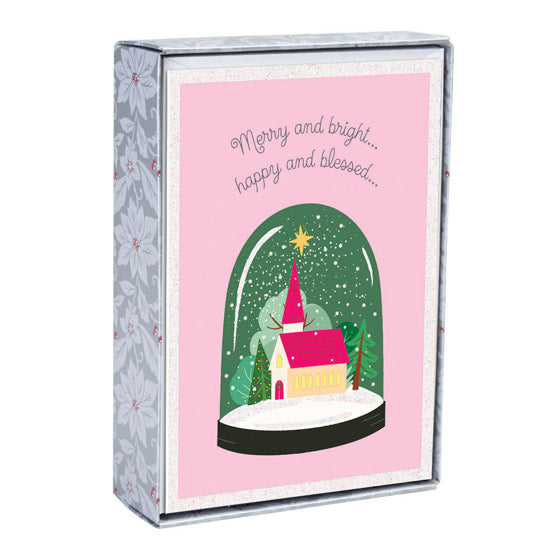 Select Christmas Cards - Merry And Bright (18 Cards) - Re-vived