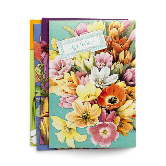 Nature's Blessing - Get Well - 12 Boxed Cards - Re-vived